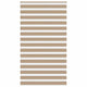 Vidaxxl Zebrarollo 135x230 cm Stoffbreite 130,9 cm Polyester Sandbraun