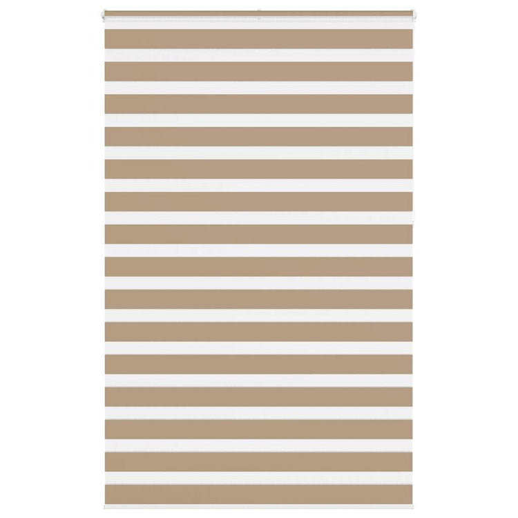 VidaXL Zebrarollo 140x230 cm Stoffbreite 135,9 cm Polyester Sandbraun