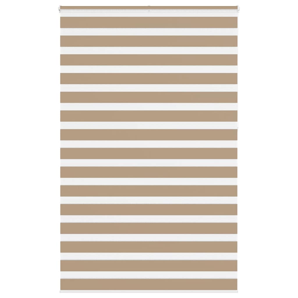 VidaXL Zebrarollo 150x230 cm Stoffbreite 145,9 cm Polyester Sandbraun