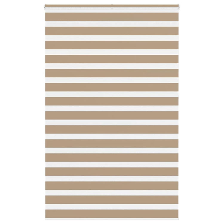 VidaXL Zebrarollo 150x230 cm Stoffbreite 145,9 cm Polyester Sandbraun