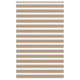 VidaXL Zebrarollo 150x230 cm Stoffbreite 145,9 cm Polyester Sandbraun