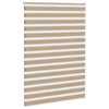 VidaXL Zebrarollo 155x230 cm Stoffbreite 150,9 cm Polyester Sandbraun