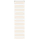 Vidaxl Zebra Roller Blind 45x100 cm Staubbreite 40,9 cm MarbleBige
