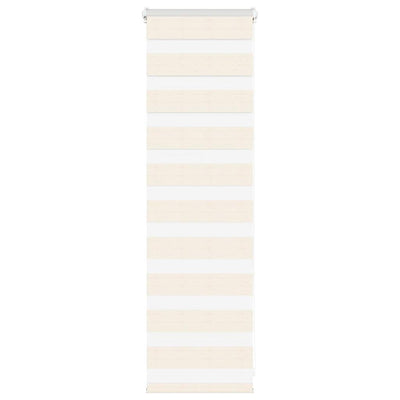 Vidaxl Zebra Roller Blind 50x100 cm Staubbreite 45,9 cm Marmerbeige