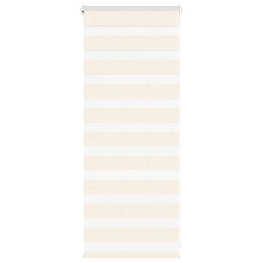 Vidaxl Zebra Roller Blind 55x100 cm Staubbreite 50,9 cm Marmerbeige