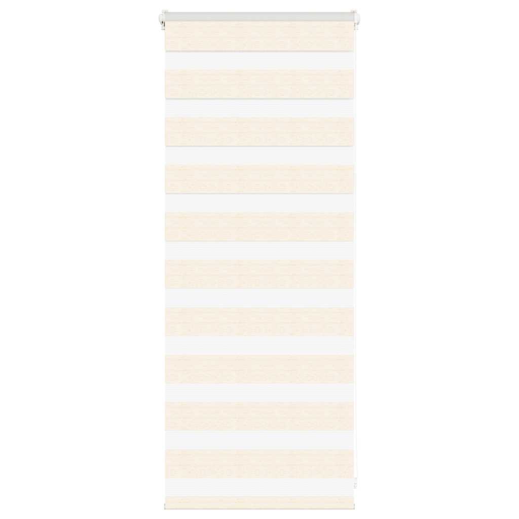 Vidaxl Zebra Roller Blind 60x100 cm Staubbreite Marmor Beige 55,9 cm