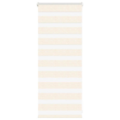 Vidaxl Zebra Roller Blind 60x100 cm Staubbreite Marmor Beige 55,9 cm