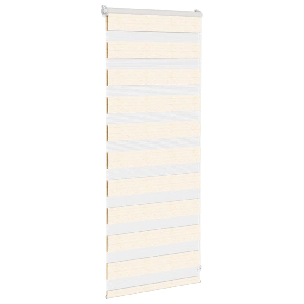 Vidaxl Zebra Roller Blind 60x100 cm Staubbreite Marmor Beige 55,9 cm