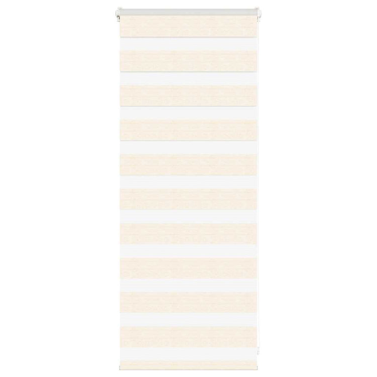 Vidaxl Zebra Roller Blind 65x100 cm Staubbreite 60,9 cm MarbleBige
