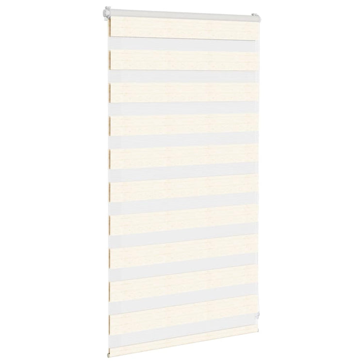 Vidaxl Zebra Roller Blind 75x100 cm Staubbreite 70,9 cm Marmerbeige