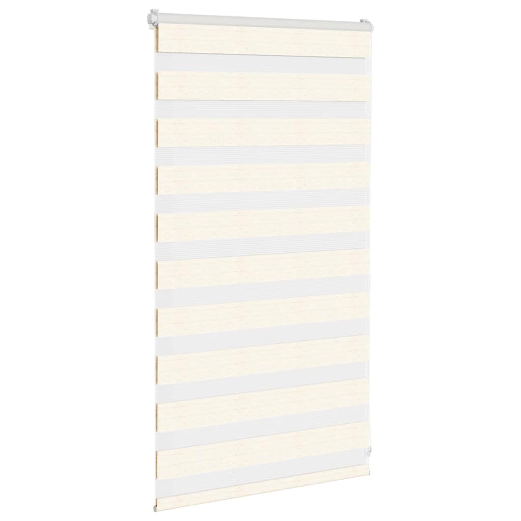 Vidaxl Zebra Roller Blind 80x100 cm Staubbreite 75,9 cm Marmerbeige