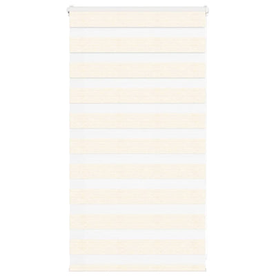 Vidaxl Zebra Roller Blind 85x100 cm Staubbreite 80,9 cm Marmerbeige