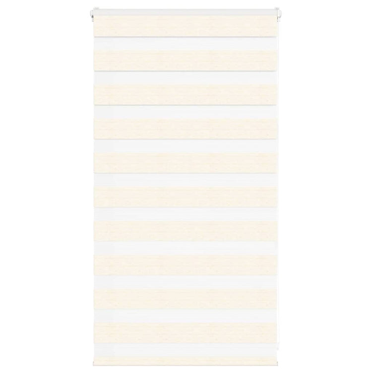 Vidaxl Zebra Roller Blind 85x100 cm Staubbreite 80,9 cm Marmerbeige