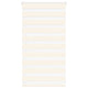 Vidaxl Zebra Roller Blind 85x100 cm Staubbreite 80,9 cm Marmerbeige