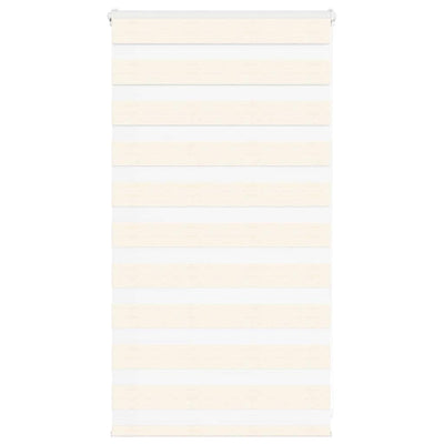 Vidaxl Zebra Roller Blind 90x100 cm Staubbreite 85,9 cm Marmerbeige