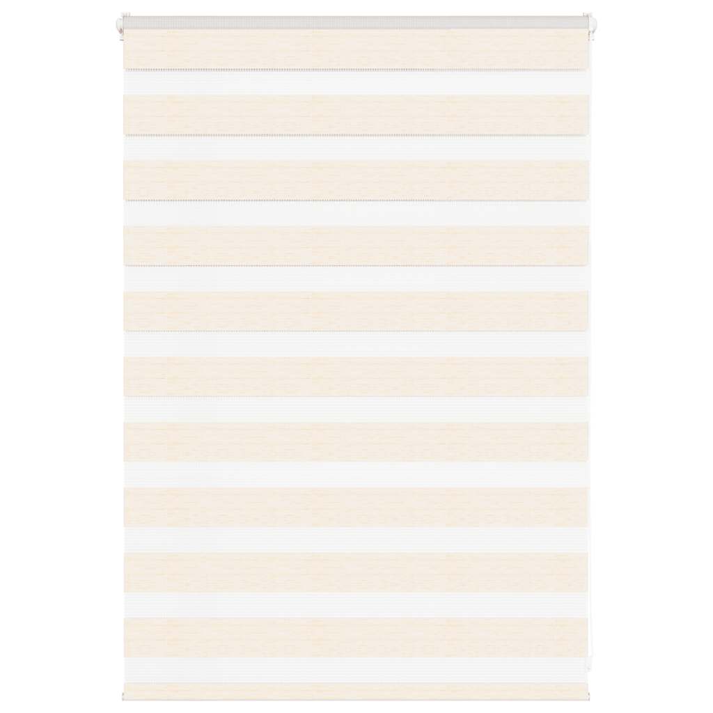 Vidaxl Zebra Roller Blind 95x100 cm Staubbreite 90,9 cm Marmerbeige