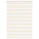 Vidaxl Zebra Roller Blind 110x100 cm Staubbreite 105,9 cm Marmerbeige