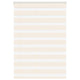Vidaxl Zebra Roller Blind 115x100 cm Staubbreite 110,9 cm Marmerbeige