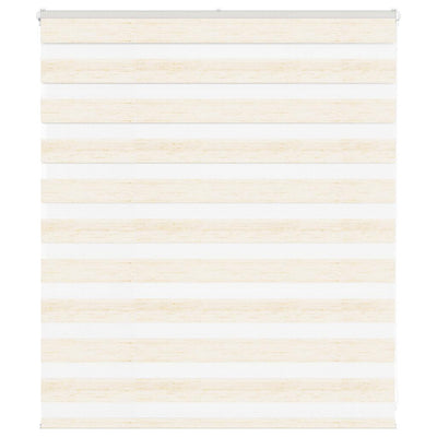 Vidaxl Zebra Roller Blind 135x100 cm Staubbreite 130,9 cm Marmerbeige