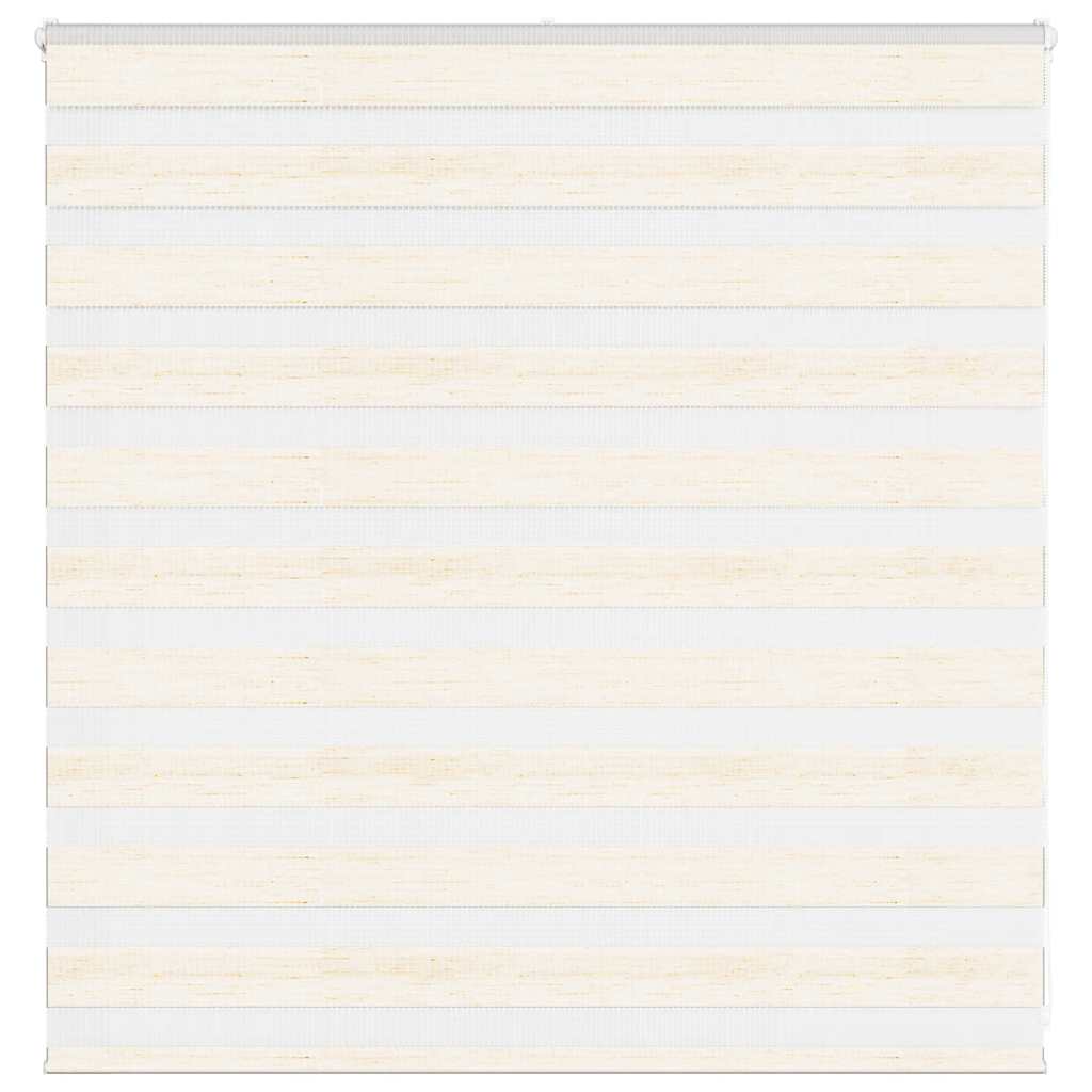 Vidaxl Zebra Roller Blind 145x100 cm Staubbreite 140,9 cm Marmerbeige
