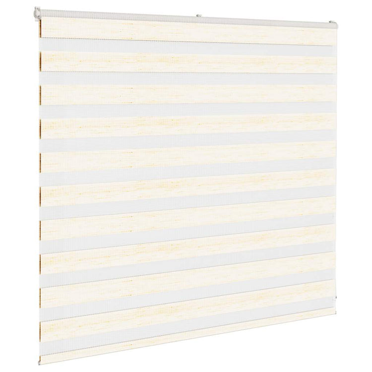 Vidaxl Zebra Roller Blind 155x100 cm Staubbreite 150,9 cm Marmerbeige