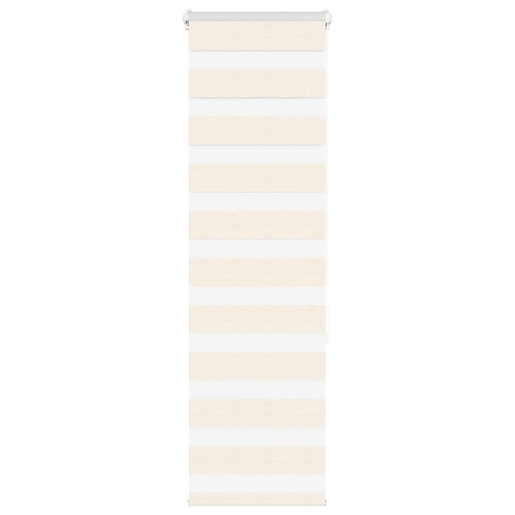 Vidaxl Zebra Blind 40x150 cm Staubbreite 35,9 cm Polyester MarbleBige