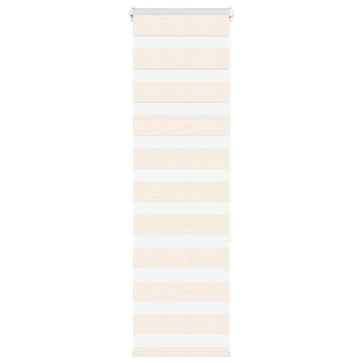 Vidaxl Zebra Blind 40x150 cm Staubbreite 35,9 cm Polyester MarbleBige