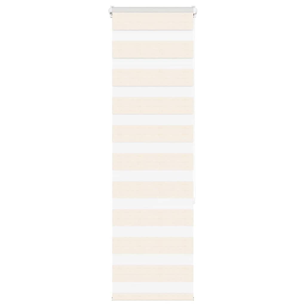 Vidaxl Zebra Blind 45x150 cm Staubbreite 40,9 cm Polyester Marmerbeige