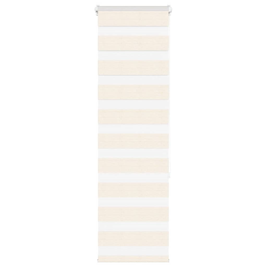 Vidaxl Zebra Blind 50x150 cm Staubbreite 55,9 cm Polyester Marmerbeige