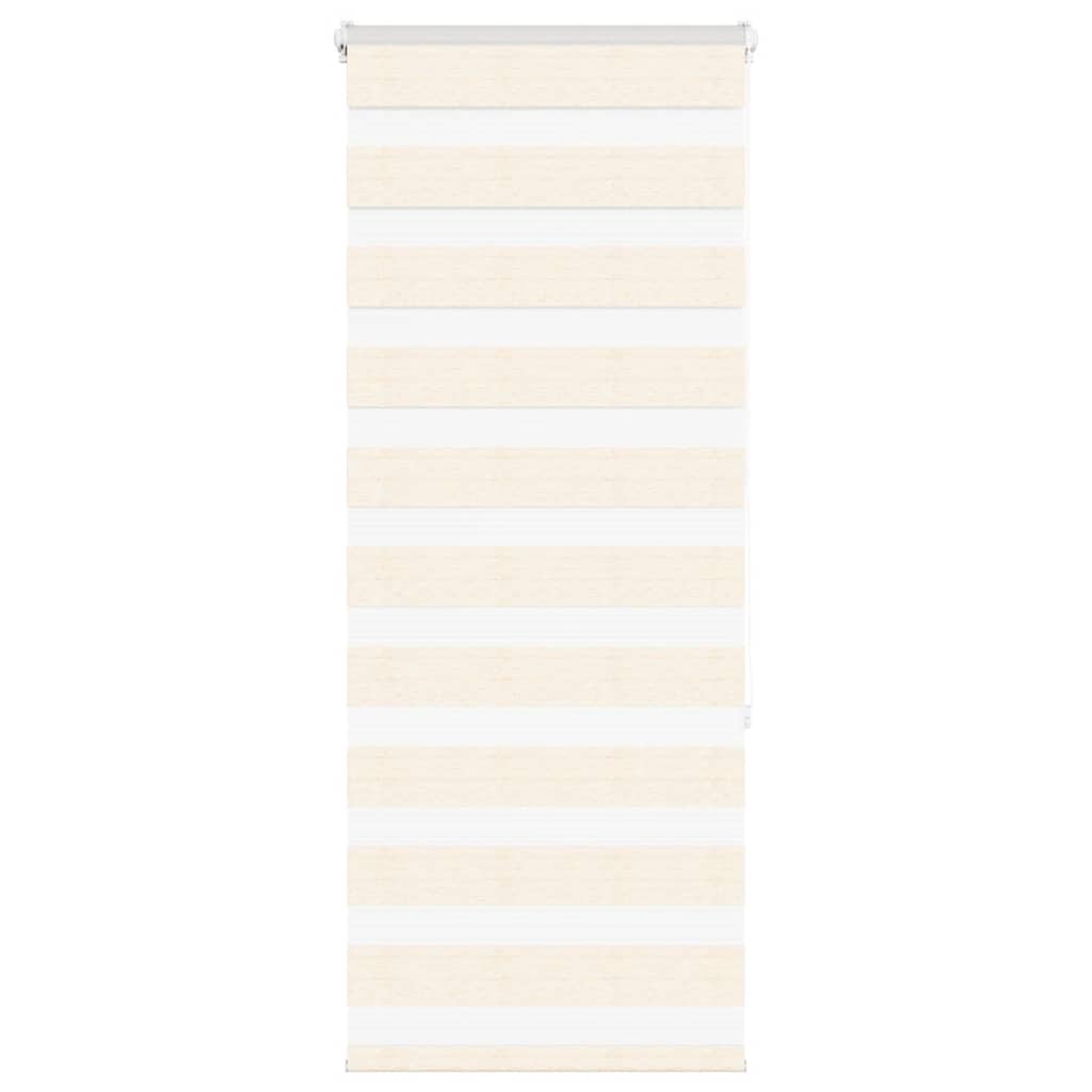 Vidaxl Zebra Blind 55x150 cm Staubbreite 50,9 cm Polyester Marmerbeige