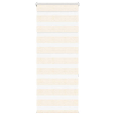 Vidaxl Zebra Blind 55x150 cm Staubbreite 50,9 cm Polyester Marmerbeige