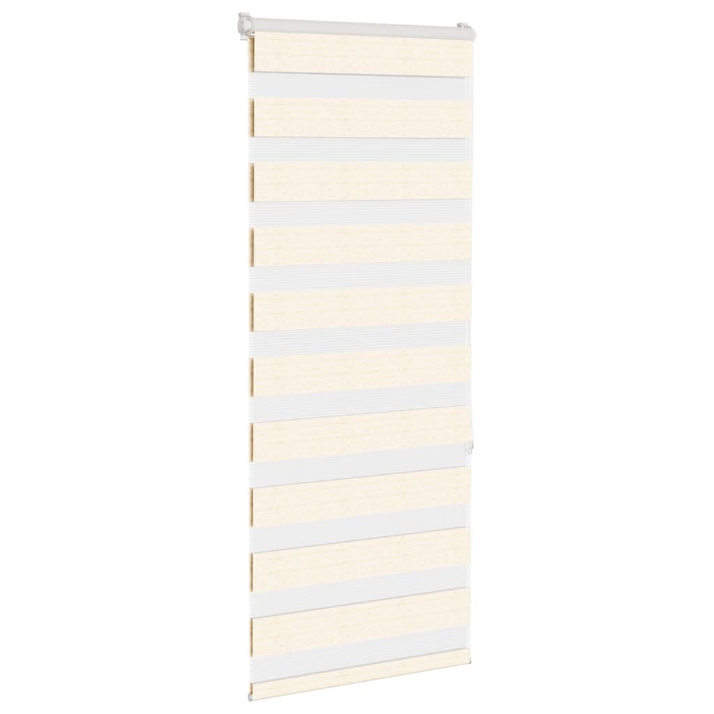 Vidaxl Zebra Blind 55x150 cm Staubbreite 50,9 cm Polyester Marmerbeige