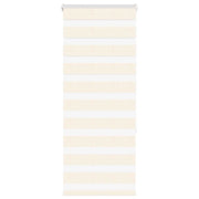 Vidaxl Zebra Blind 60x150 cm Staubbreite 55,9 cm Polyester Marmerbeige - afbeelding 1