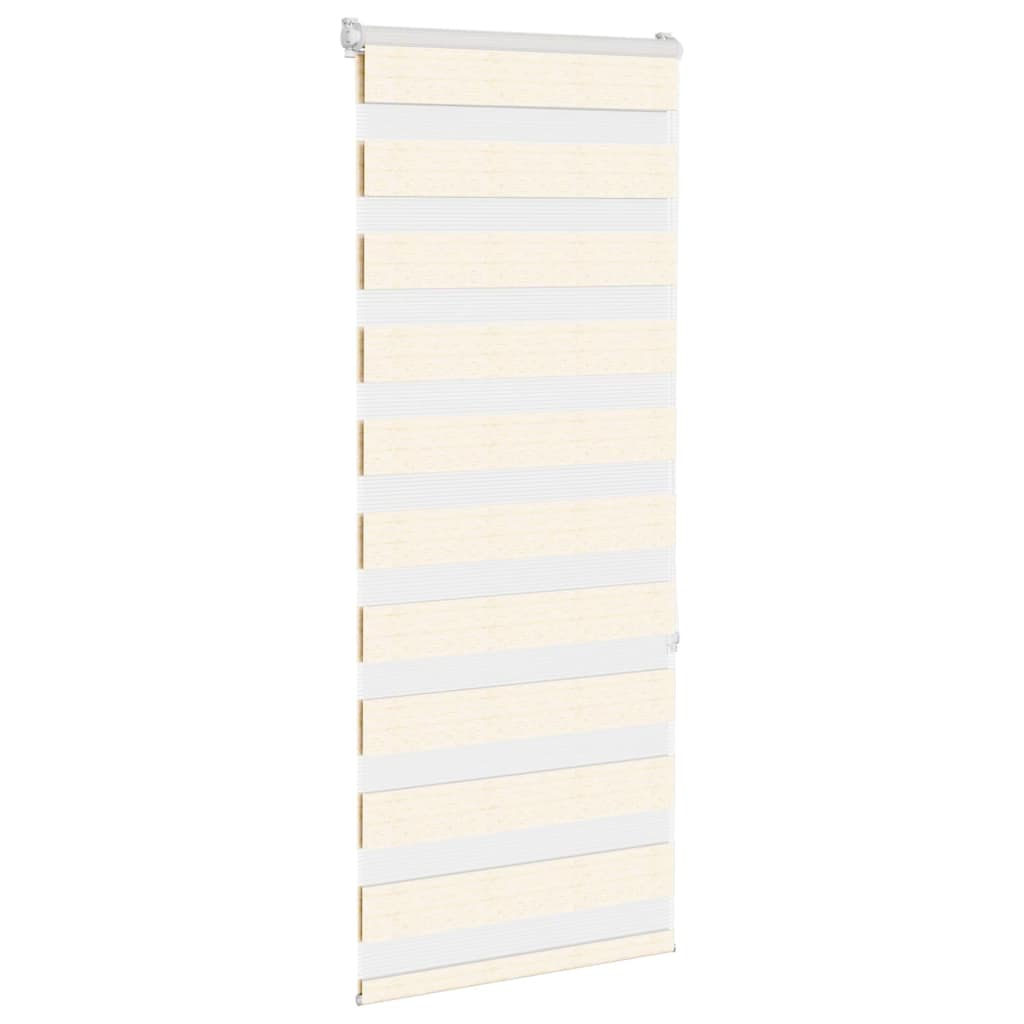 Vidaxl Zebra Blind 60x150 cm Staubbreite 55,9 cm Polyester Marmerbeige