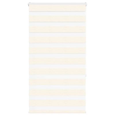 Vidaxl Zebra Roller Blind 75x150 cm Staubbreite 70,9 cm Marmerbeige