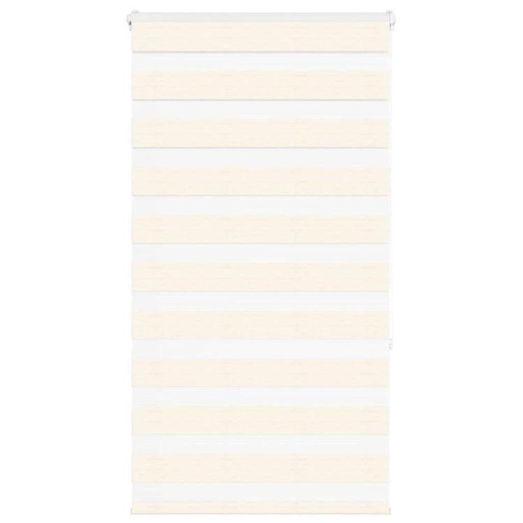 Vidaxl Zebra Roller Blind 75x150 cm Staubbreite 70,9 cm Marmerbeige