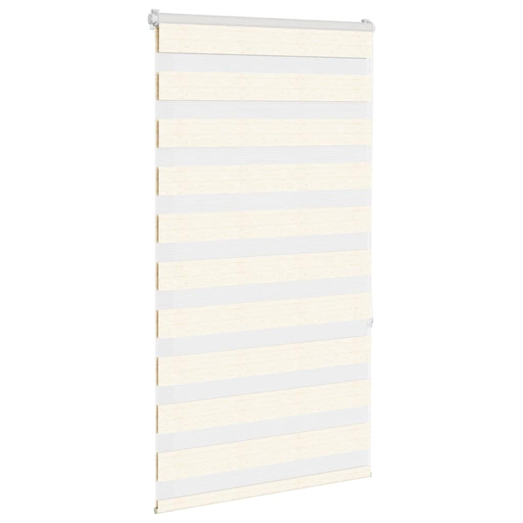 Vidaxl Zebra Roller Blind 75x150 cm Staubbreite 70,9 cm Marmerbeige