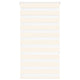 Vidaxl Zebra Roller Blind 85x150 cm Staubbreite 80,9 cm Marmerbeige