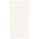 Vidaxl Zebra Roller Blind 90x150 cm Staubbreite 85,9 cm Marmerbeige
