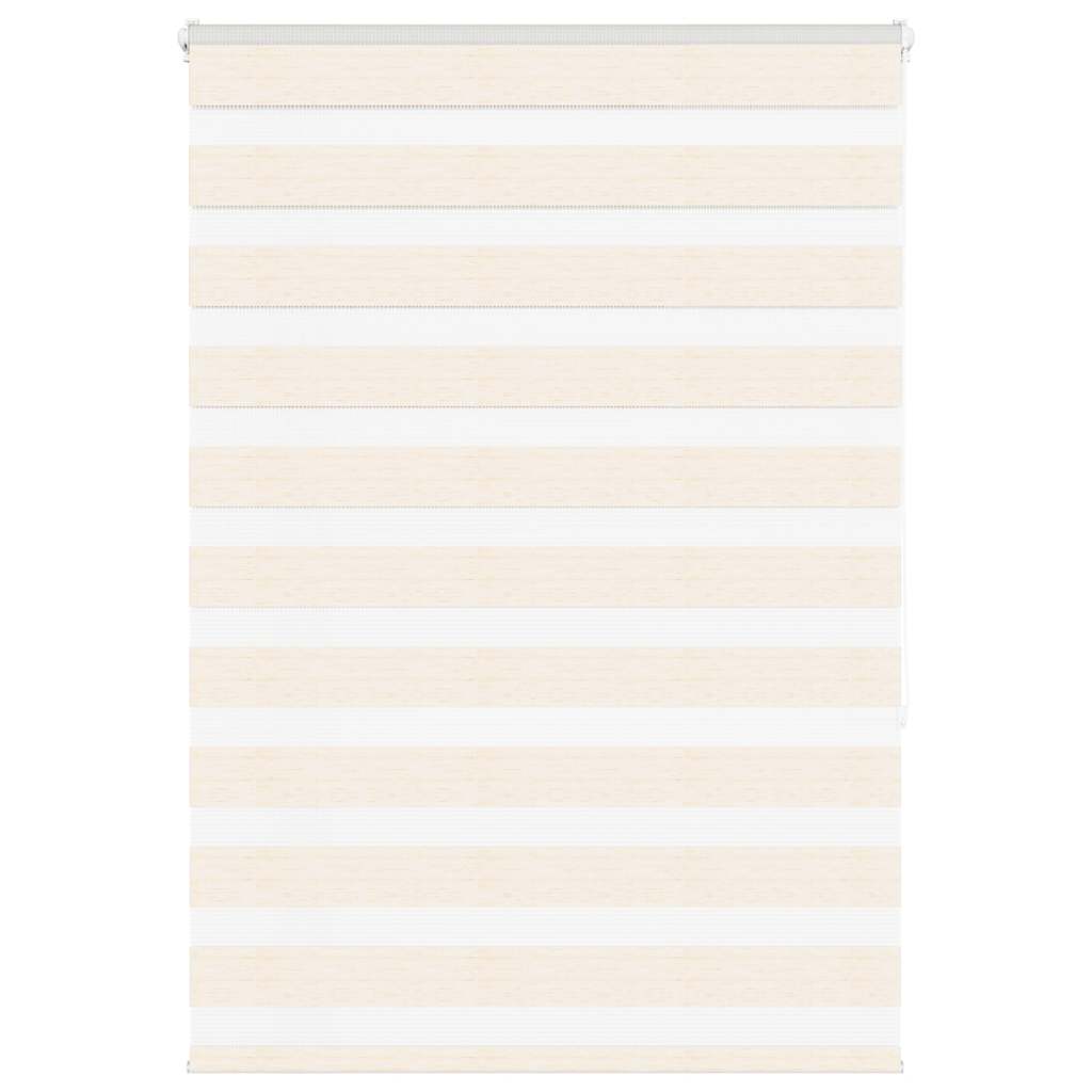 Vidaxl Zebra Roller Blind 100x150 cm Staubbreite 95,9 cm Marmerbeige