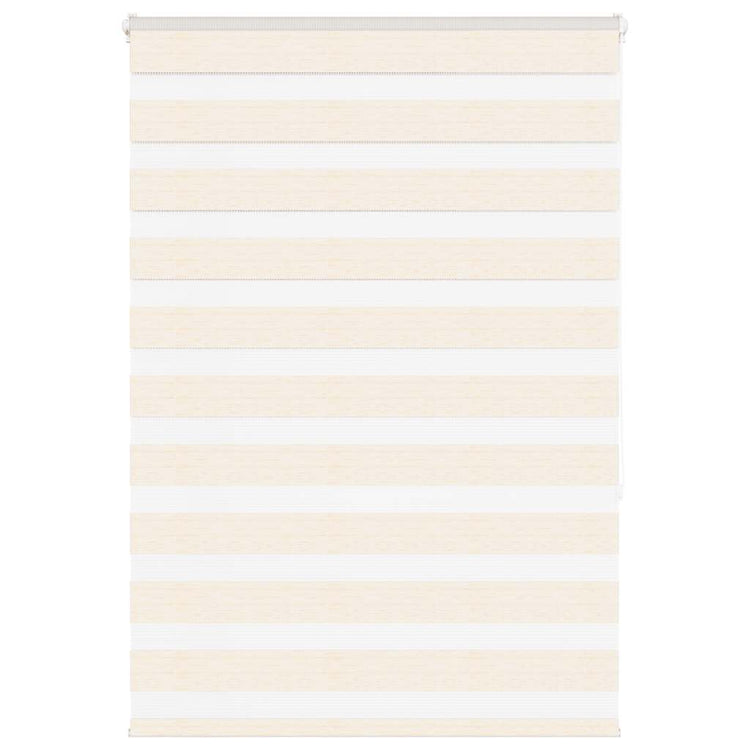 Vidaxl Zebra Blind 105x150 cm Staubbreite 100,9 cm Polyester MarbleBige