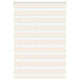 Vidaxl Zebra Roller Blind 115x150 cm Staubbreite 110,9 cm Marmerbeige