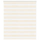 Vidaxl Zebra Roller Blind 105x150 cm Staubbreite 100,9 cm Marmerbeige