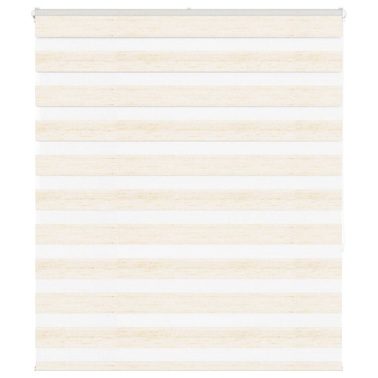 Vidaxl Zebra Roller Blind 135x150 cm Staubbreite 130,9 cm Marmerbeige