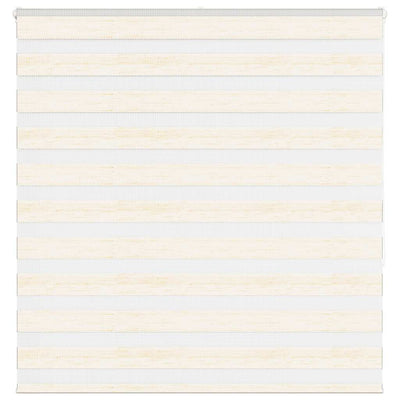 Vidaxl Zebra Roller Blind 140x150 cm Staubbreite 135,9 cm Marmerbeige