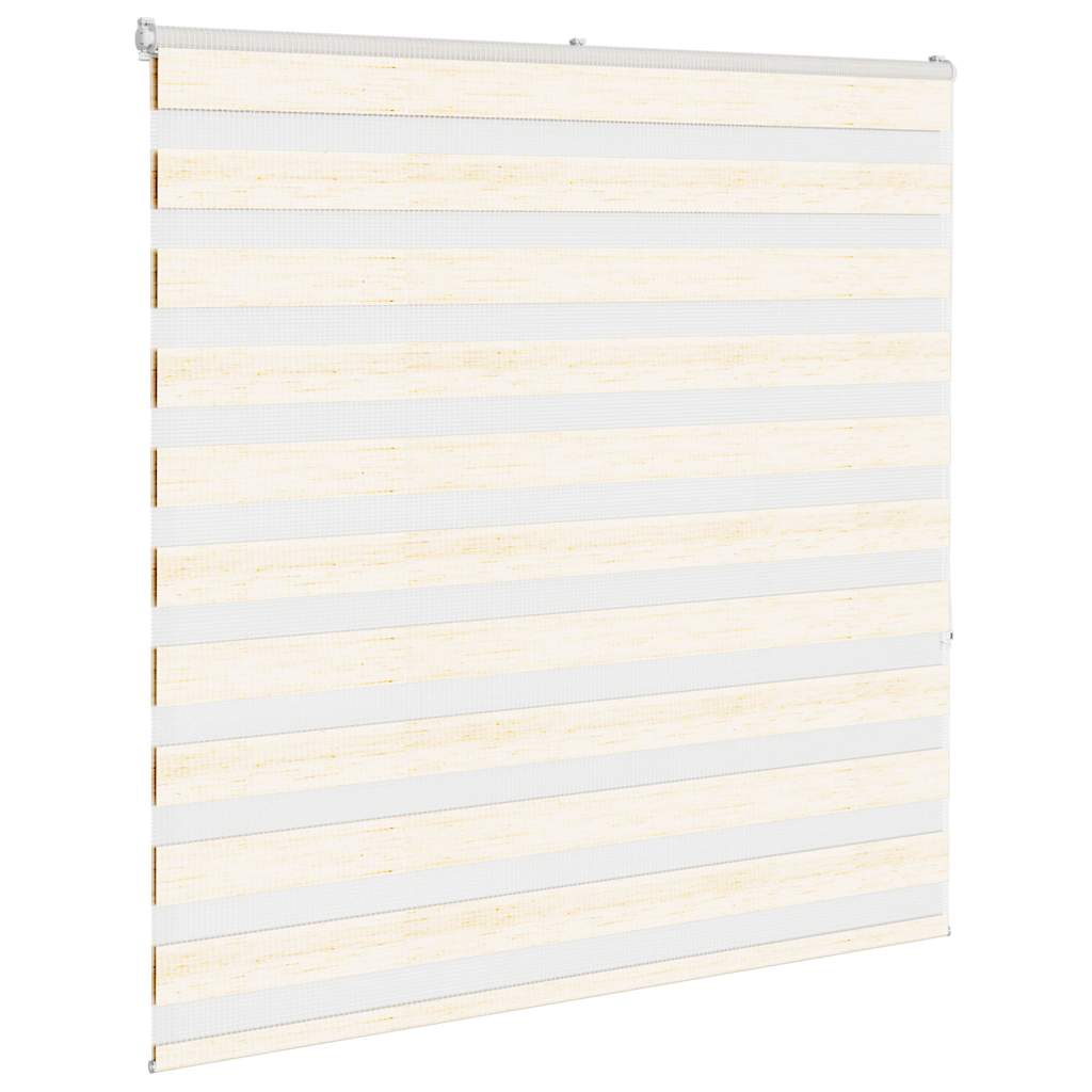 Vidaxl Zebra Blind 145x150 cm Staubbreite 140,9 cm Polyester MarbleBige
