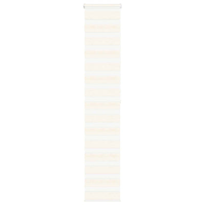 Vidaxl Zebra Roller Blind 40x200 cm Staubbreite 35,9 cm MarbleBige