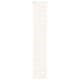 Vidaxl Zebra Roller Blind 45x200 cm Staubbreite 40,9 cm Marmerbeige