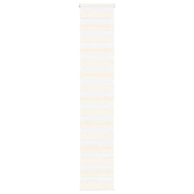 Vidaxl Zebra Roller Blind 50x200 cm Staubbreite 45,9 cm Marmerbeige