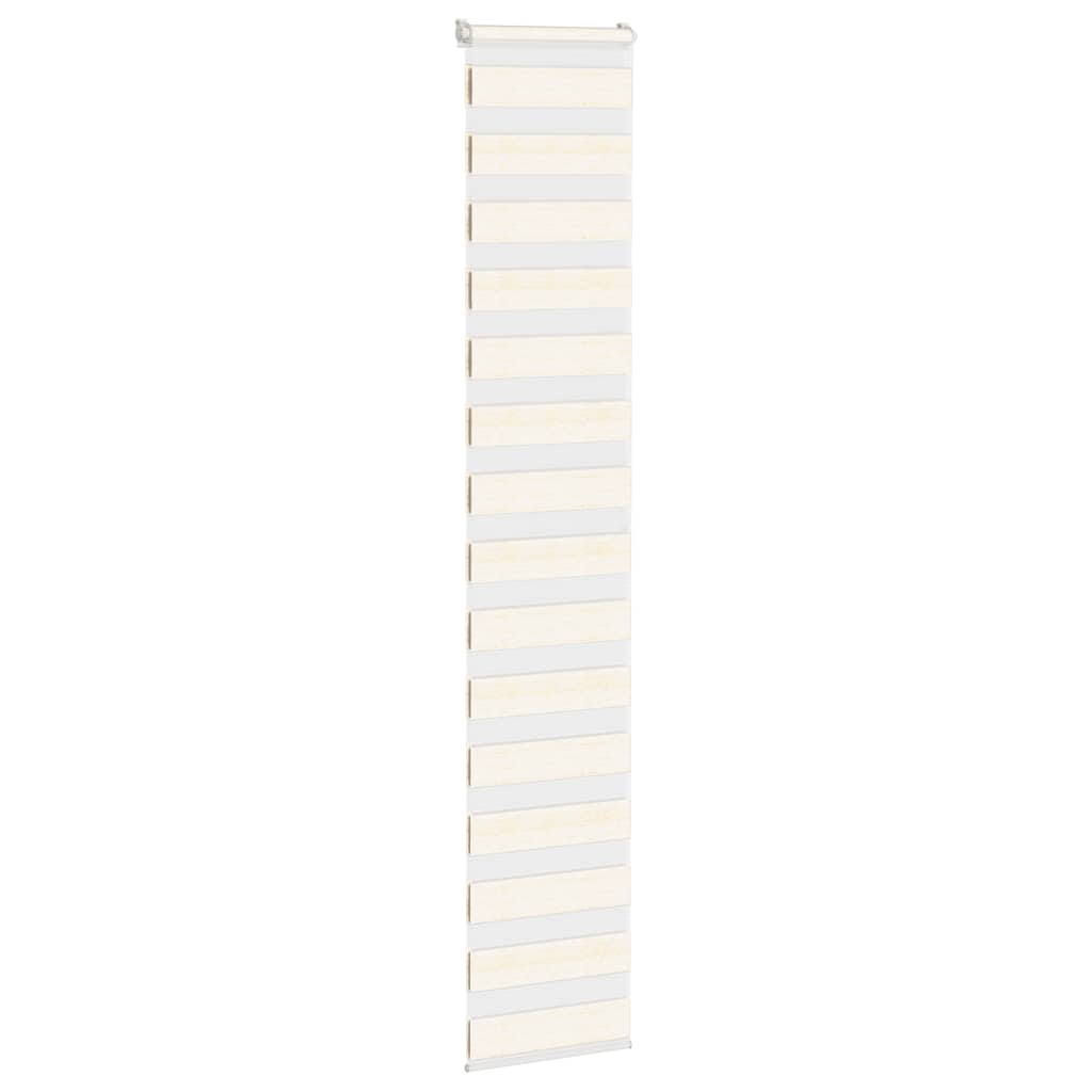 Vidaxl Zebra Roller Blind 50x200 cm Staubbreite 45,9 cm Marmerbeige